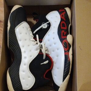 Jordan Black and White Sneakers